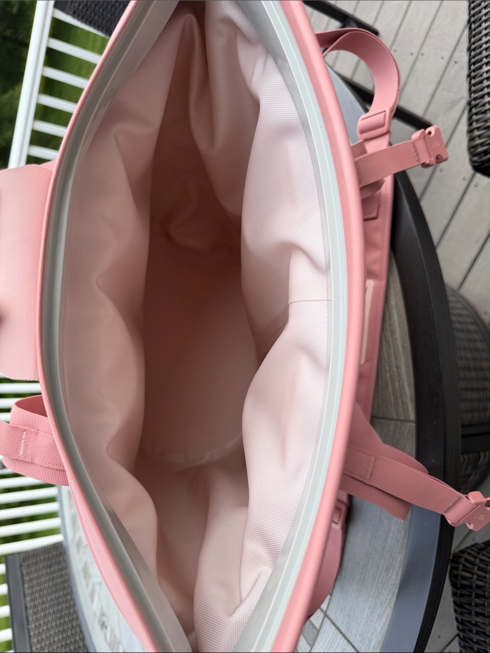 YETI Hopper M30 Soft Cooler – Sandstone Pink | Like New - Picture 3 of 5